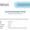 Surat Keterangan Sehat Online Gratis